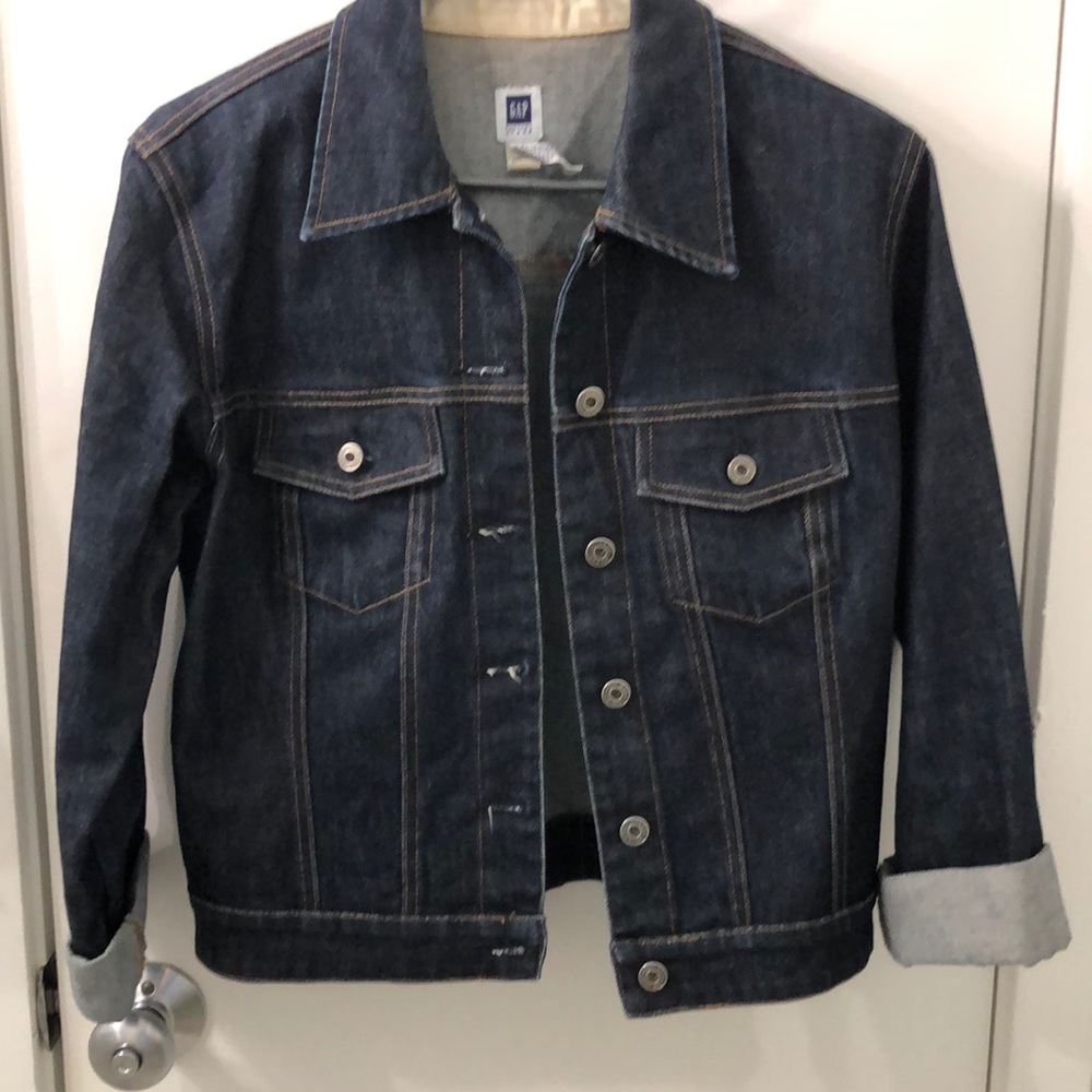 Gap dark Denim Jacket size small